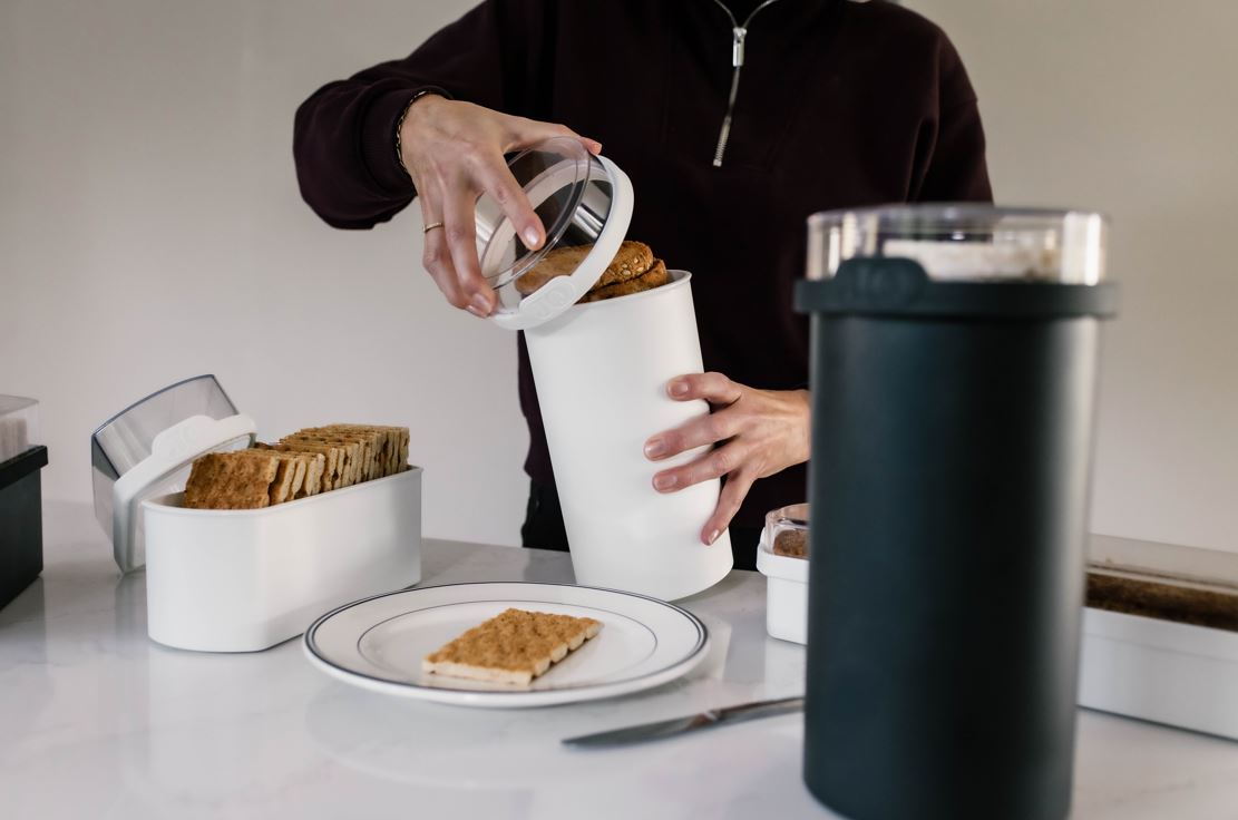 Beschuit bewaardoos zwart