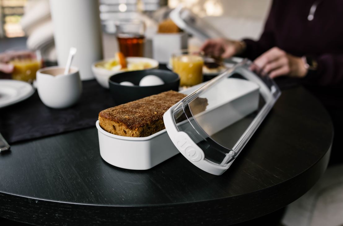 Ontbijtkoek bewaardoos wit