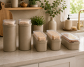 JQ Liv Voordeelset 5 Delig 2x Cracker bewaardoos, 2x Beschuit bewaardoos en 1x Ontbijtkoek bewaardoos