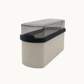 Cracker bewaardoos beige/zwart met donkere deksel
