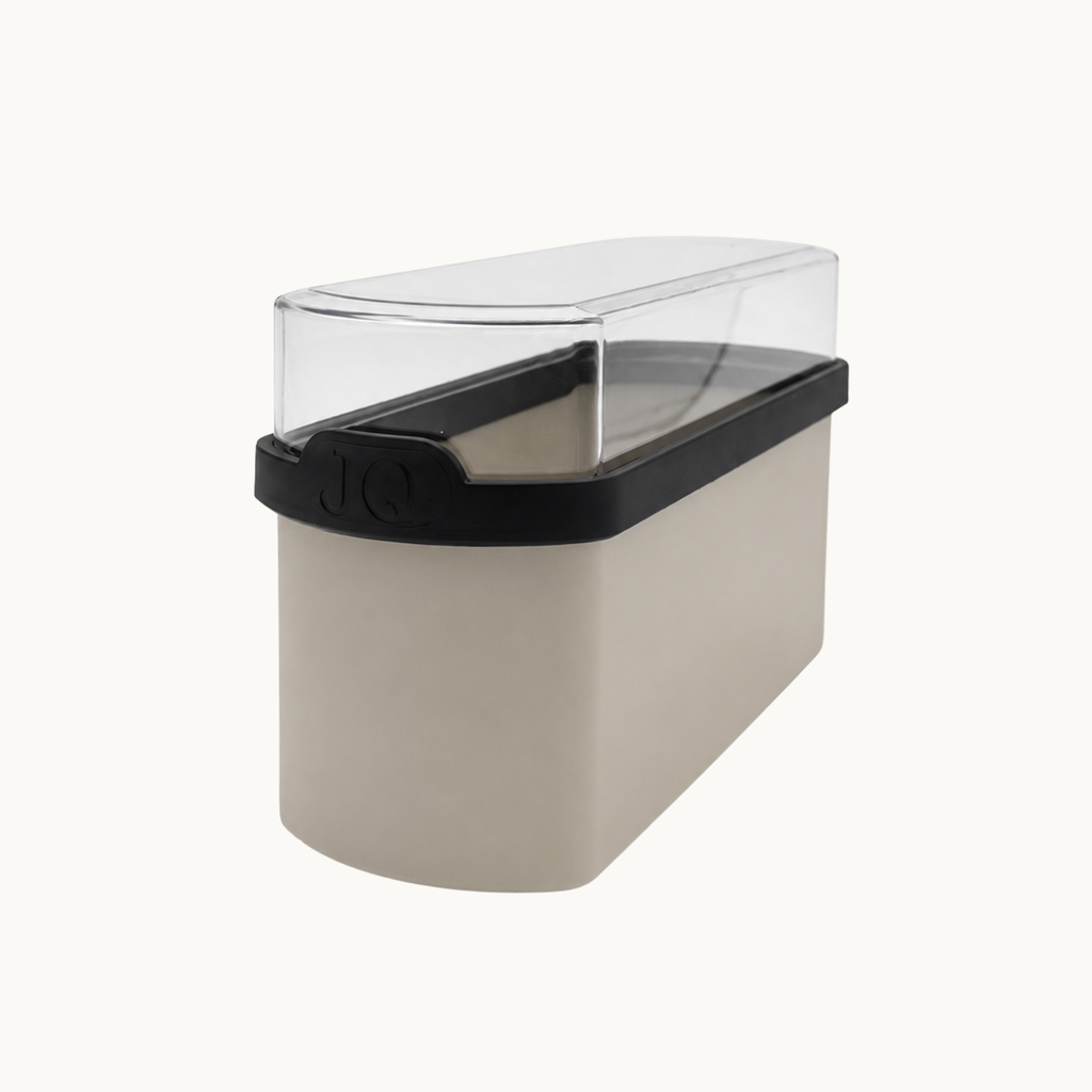 Cracker bewaardoos beige/zwart