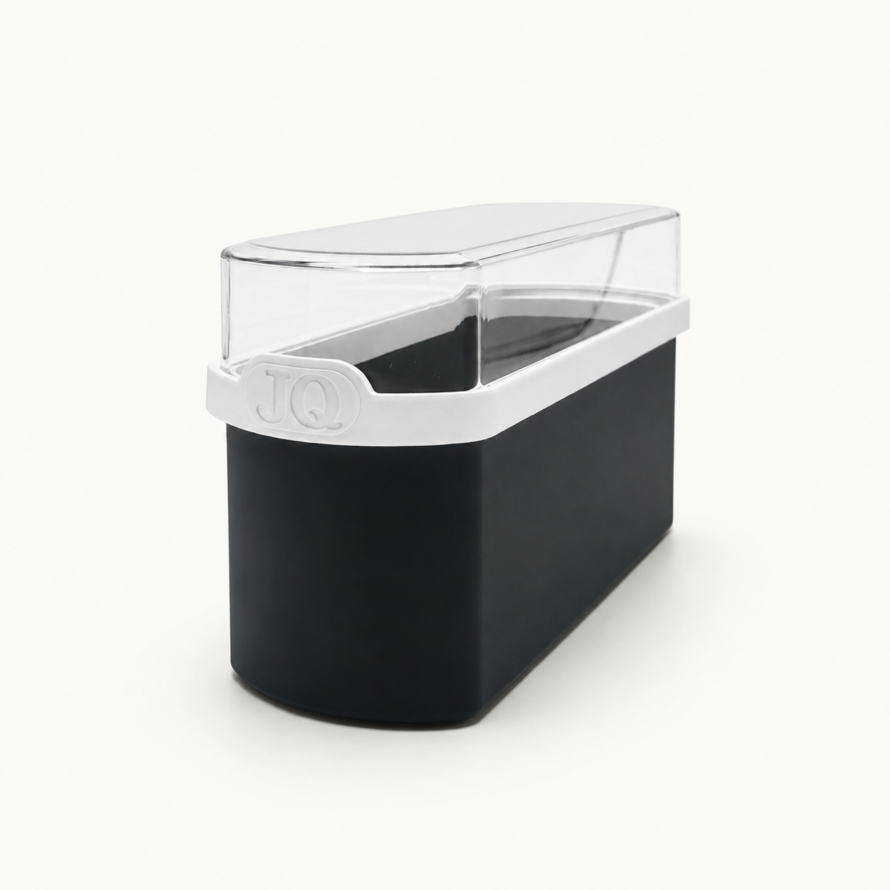 Cracker bewaardoos zwart/wit