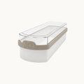 Ontbijtkoek bewaardoos wit/beige
