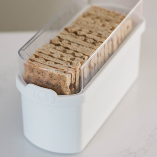 Cracker bewaardoos wit