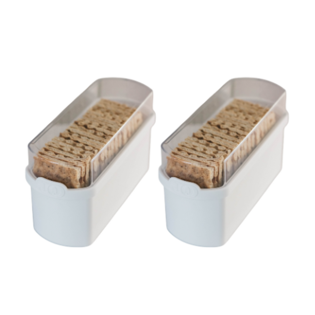 JQ Liv Voordeelset 2 stuks Cracker bewaardoos wit