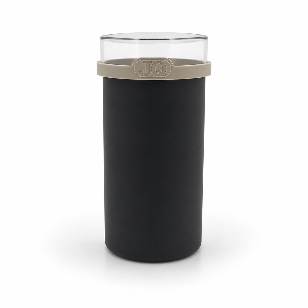Beschuit bewaardoos zwart/beige