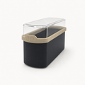 Cracker bewaardoos zwart/beige