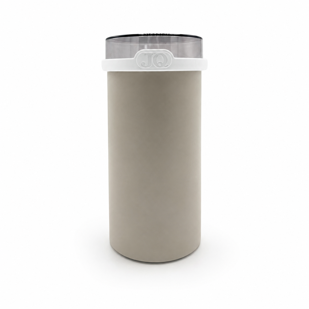 Beschuit bewaardoos beige/wit met donkere deksel