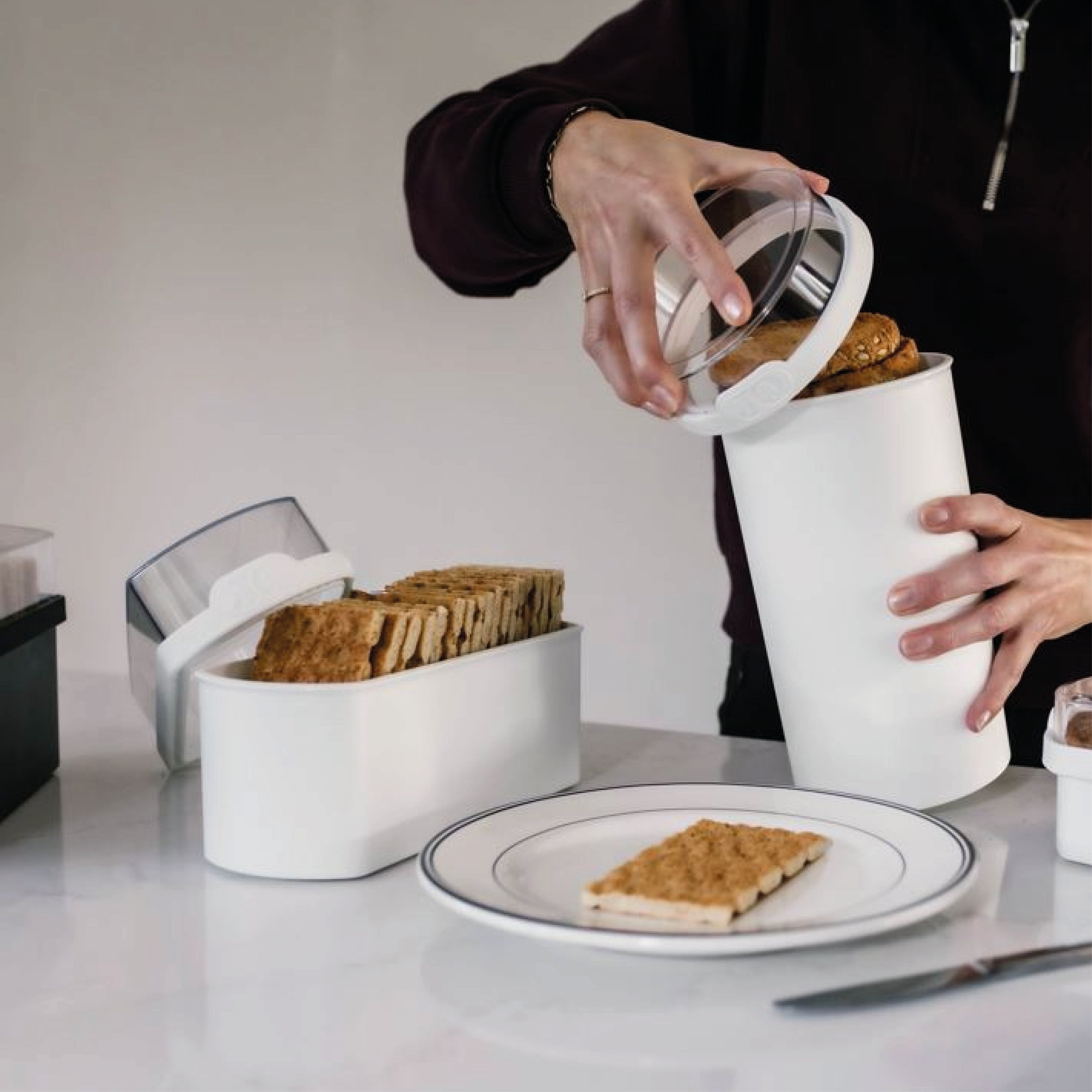 JQ Liv Voordeelset Beschuit bewaarbus 2 stuks