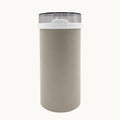 Beschuit bewaardoos beige/wit met donkere deksel