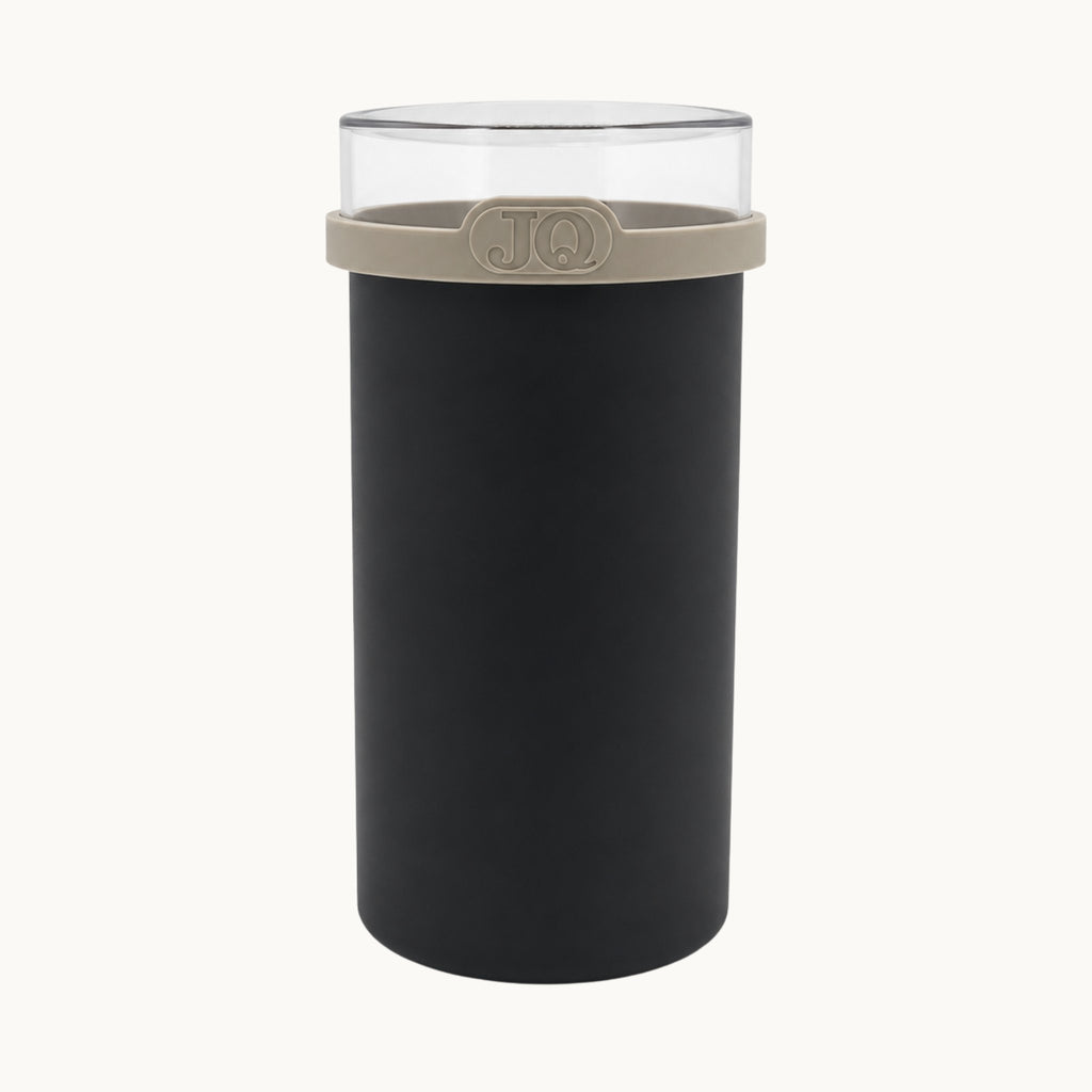 Beschuit bewaardoos zwart/beige